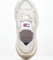 Women Casual Shoes Tjw.Trendy Beige Leather Tommy Hilfiger