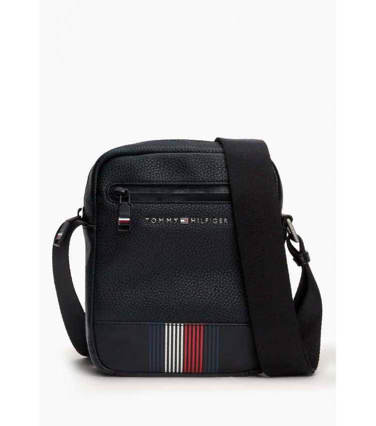 Ανδρικές Τσάντες Transit.Mini Μαύρο ECOleather Tommy Hilfiger