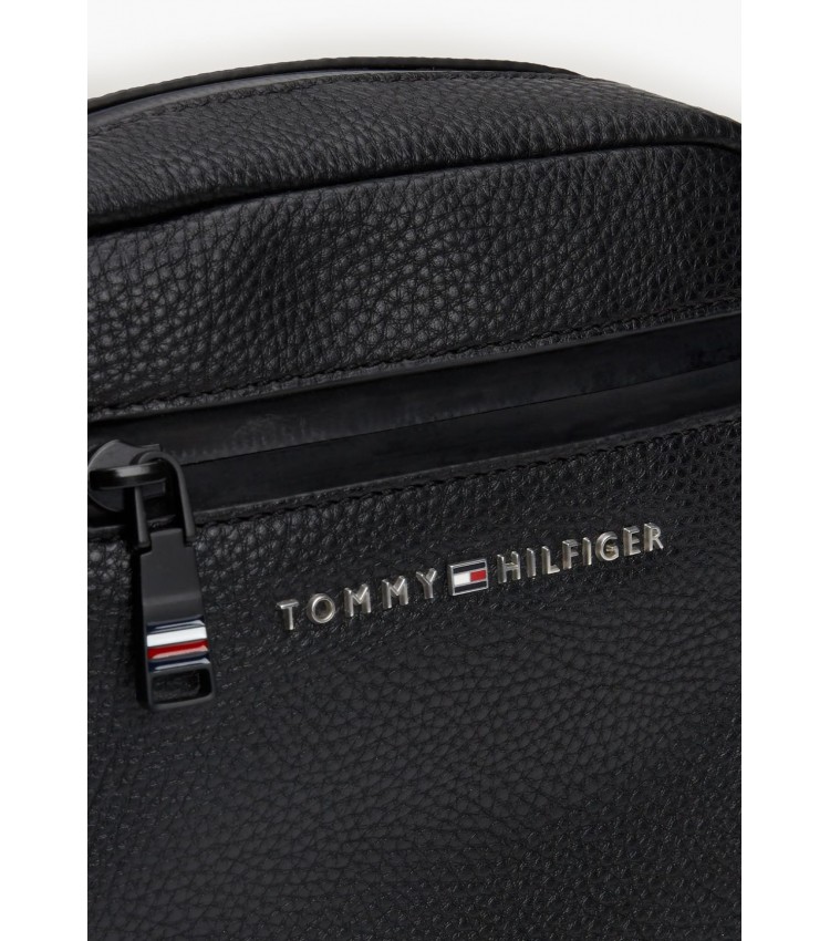 Ανδρικές Τσάντες Transit.Mini Μαύρο ECOleather Tommy Hilfiger