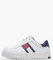 Παιδικά Παπούτσια Casual Uni.Flag Άσπρο ECOleather Tommy Hilfiger