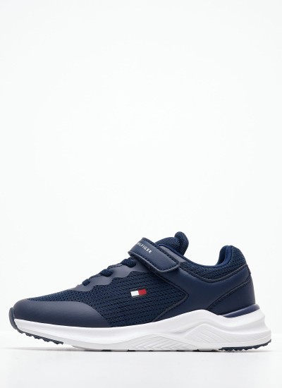 Παιδικά Παπούτσια Casual 574.B Μαύρο ECOleather New Balance