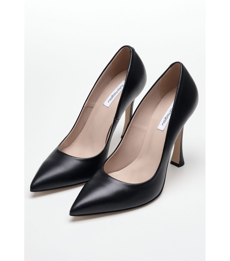 Women Pumps & Peeptoes High 2444.100200 Black Leather Mortoglou