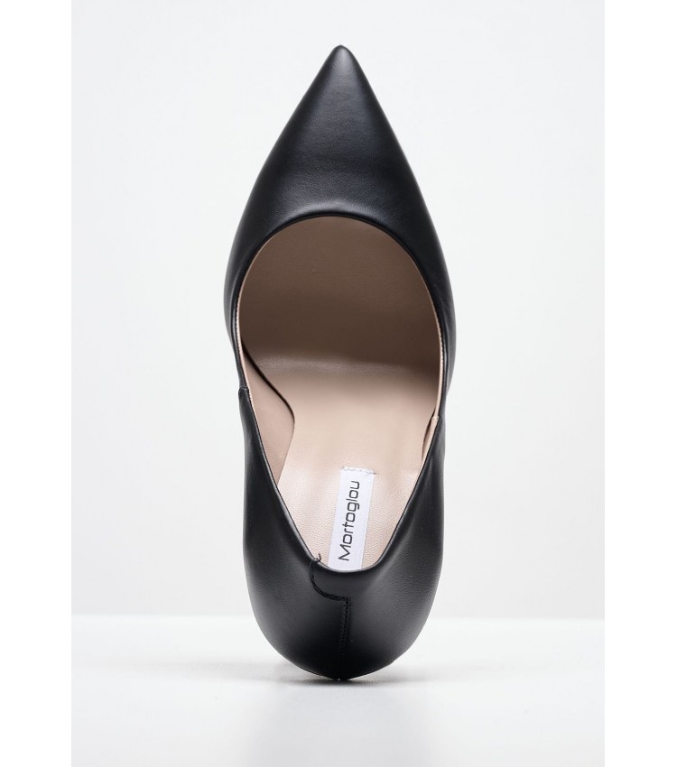 Women Pumps & Peeptoes High 2444.100200 Black Leather Mortoglou