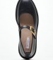 Women Moccasins 2446.20022 Black Leather Mortoglou