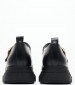 Women Moccasins 2446.20022 Black Leather Mortoglou