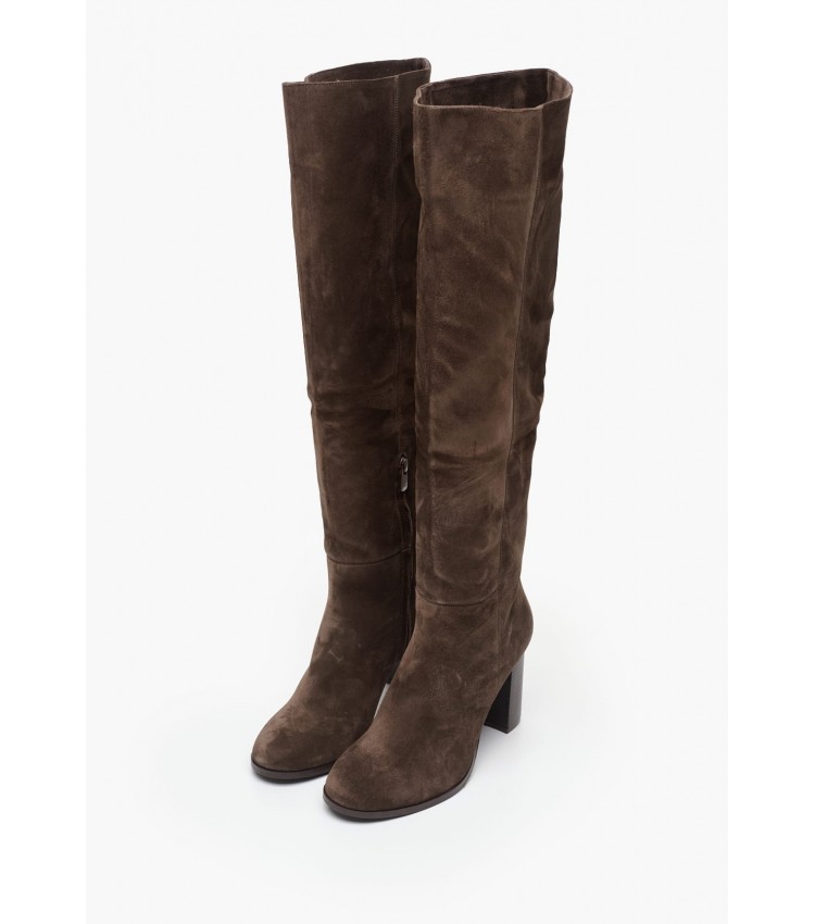 Women Boots 2469.75701 Brown Buckskin Mortoglou