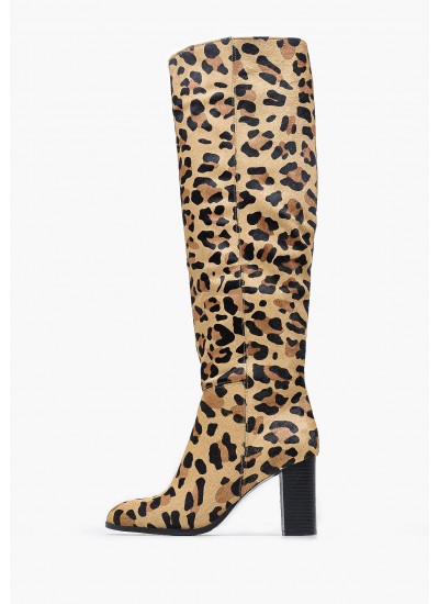 Women Boots 2480.75701 Leopard Pony Mortoglou