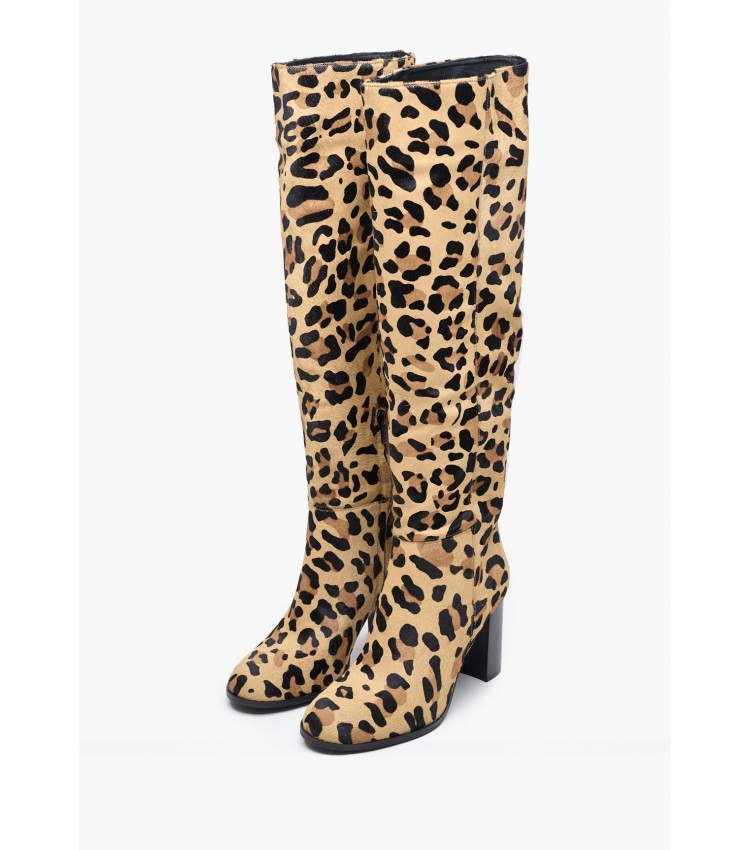 Women Boots 2480.75701 Leopard Pony Mortoglou