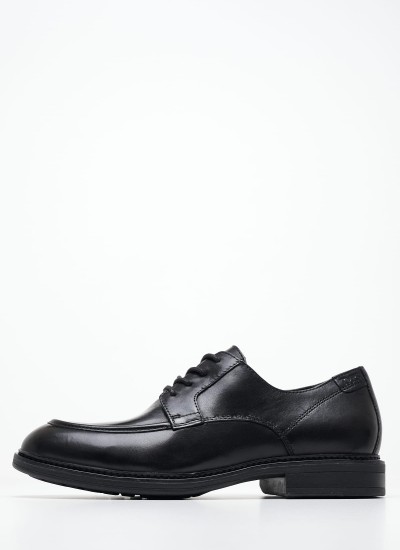 Men Shoes 13609 Black Leather S.Oliver