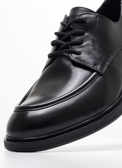 Men Shoes 13609 Black Leather S.Oliver