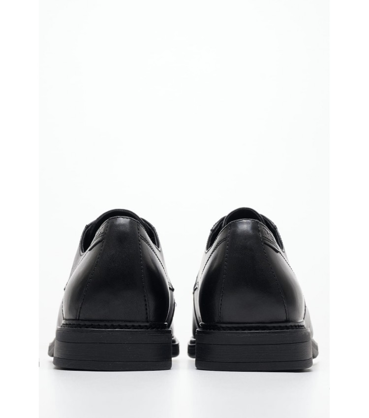 Men Shoes 13202.S Black Leather Tamaris