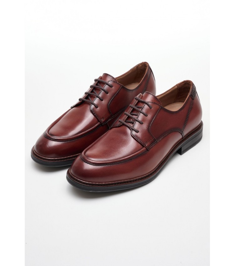 Men Shoes 13202.S Brown Leather Tamaris