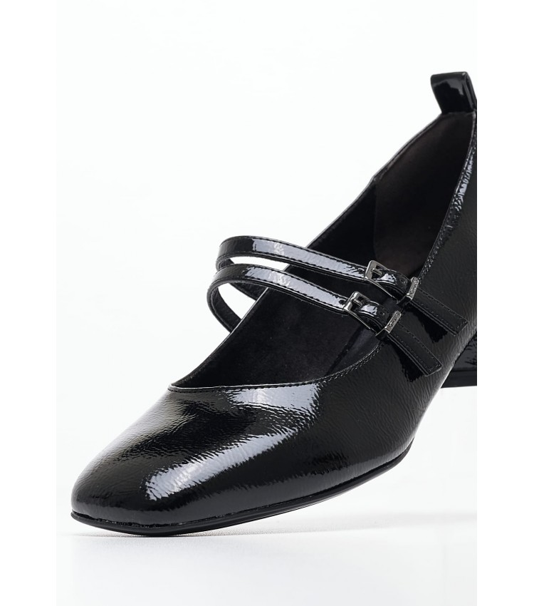 Women Pumps & Peeptoes Low 22318 Black ECOleather Tamaris