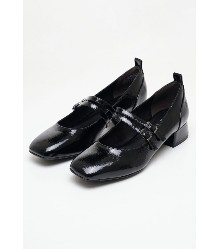 Women Pumps & Peeptoes Low 22318 Black ECOleather Tamaris