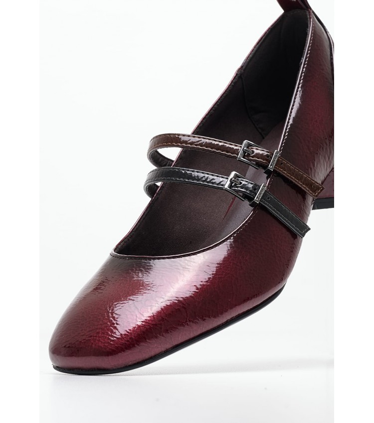 Women Pumps & Peeptoes Low 22318 Bordo ECOleather Tamaris