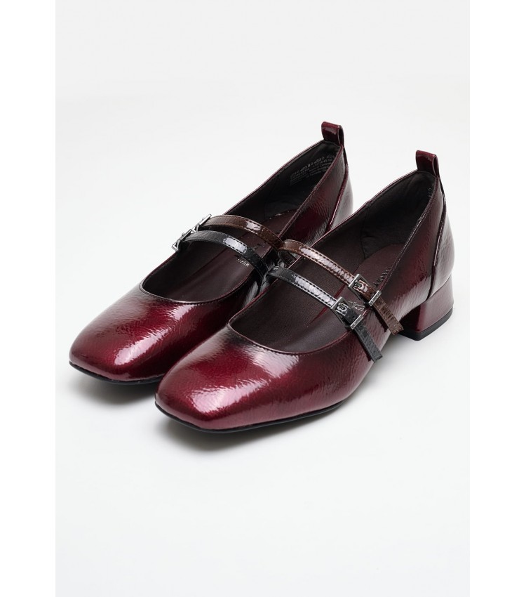 Women Pumps & Peeptoes Low 22318 Bordo ECOleather Tamaris