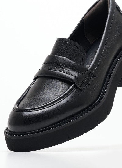 Γυναικεία Μοκασίνια 24311 Μαύρο ECOleather Tamaris