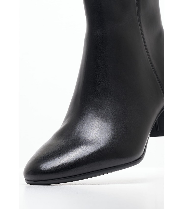 Women Boots 25345 Black Leather Tamaris