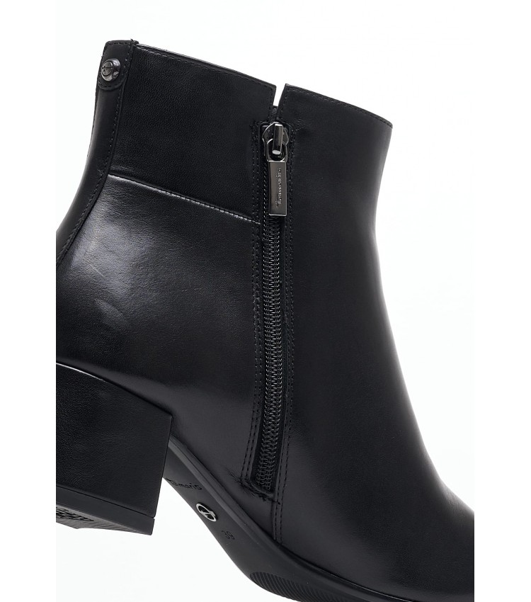 Women Boots 25345 Black Leather Tamaris