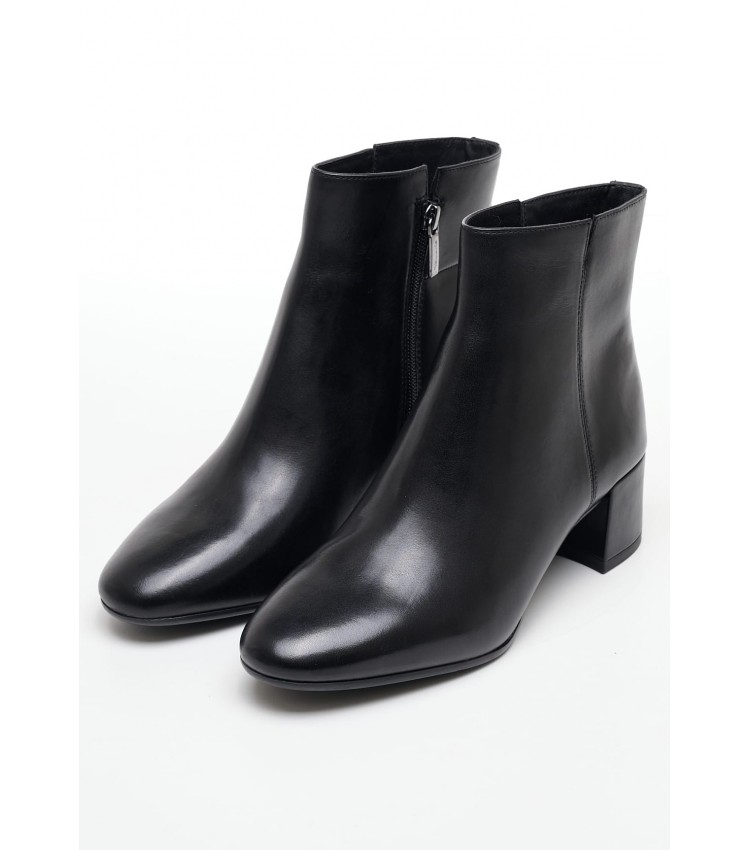 Women Boots 25345 Black Leather Tamaris