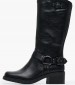 Women Boots 25399 Black ECOleather Tamaris