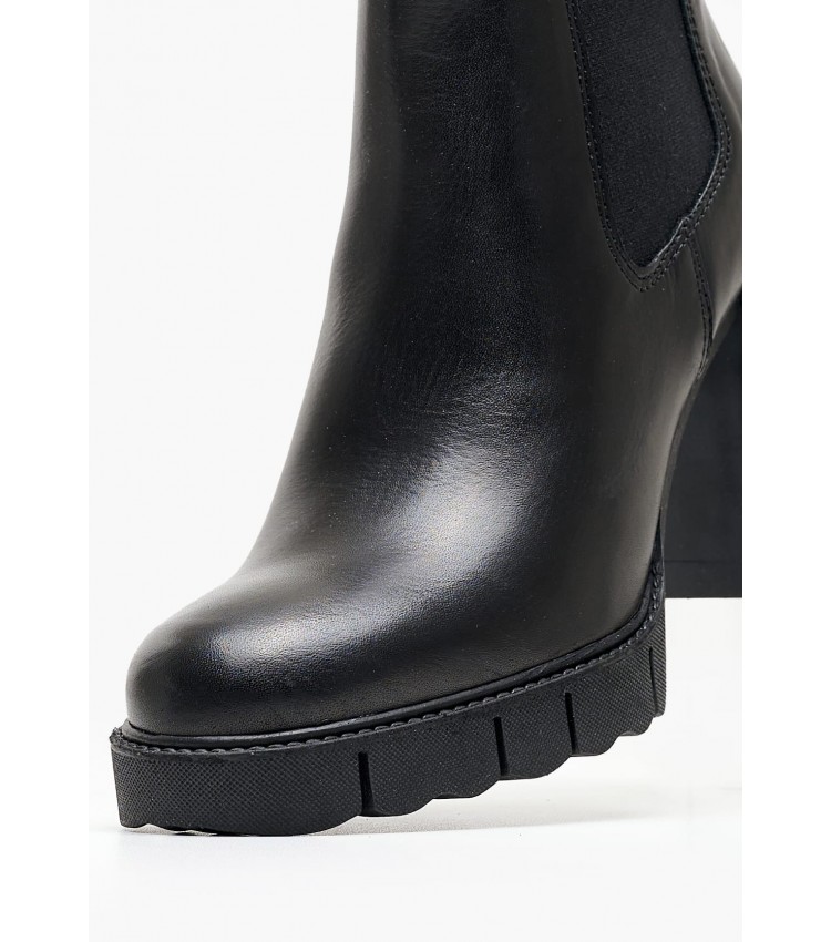 Women Boots 25457 Black Leather Tamaris