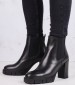 Women Boots 25457 Black Leather Tamaris