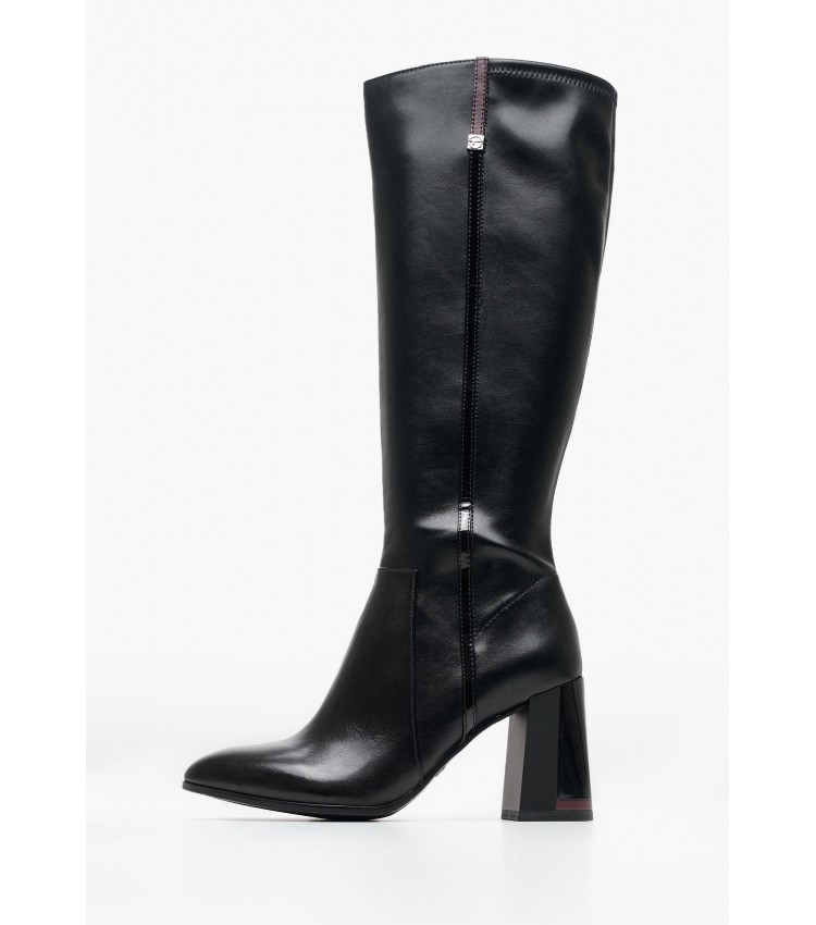 Women Boots 25544 Black Leather Tamaris