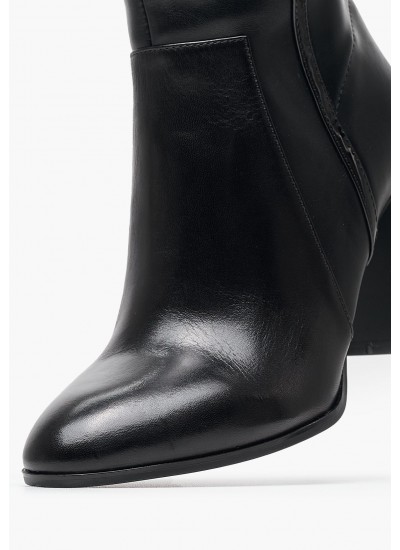 Women Boots 25544 Black Leather Tamaris