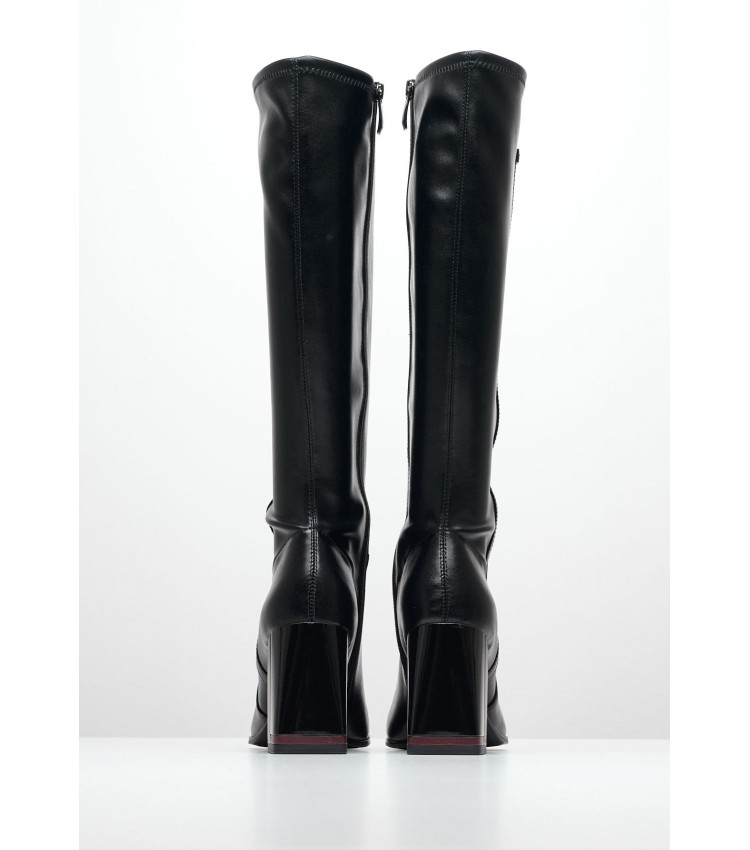 Women Boots 25544 Black Leather Tamaris