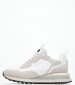 Women Casual Shoes Blur.Supra White Leather Pepe Jeans