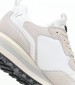 Women Casual Shoes Blur.Supra White Leather Pepe Jeans