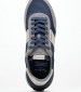 Men Casual Shoes Buster.Supra Blue Fabric Pepe Jeans