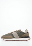 Men Casual Shoes Buster.Supra Khaki Fabric Pepe Jeans