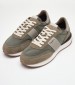 Men Casual Shoes Buster.Supra Khaki Fabric Pepe Jeans