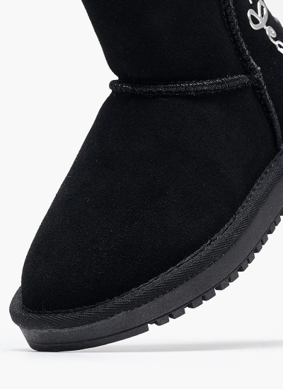 Παιδικά Μποτάκια Bootie.Lace Μπεζ ECOleather Tommy Hilfiger