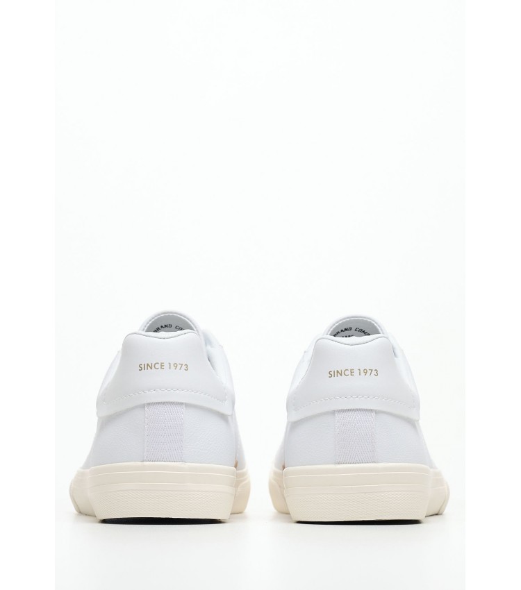 Men Casual Shoes Kenton.Rise White ECOleather Pepe Jeans