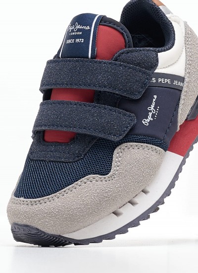 Παιδικά Παπούτσια Casual 574.B Μαύρο ECOleather New Balance