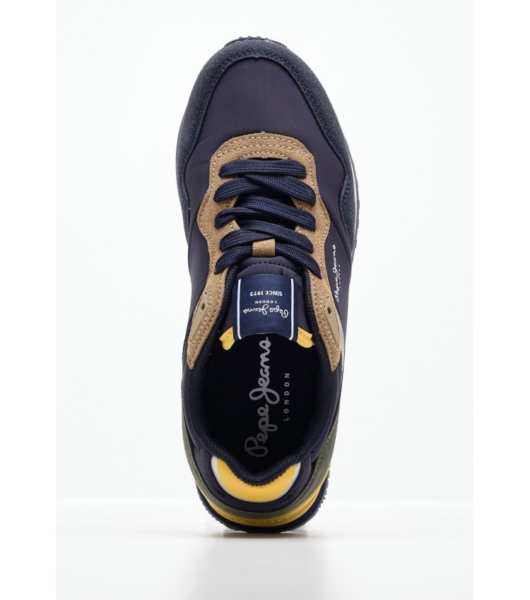 Παιδικά Παπούτσια Casual London.Running Μπλε ECOsuede Pepe Jeans