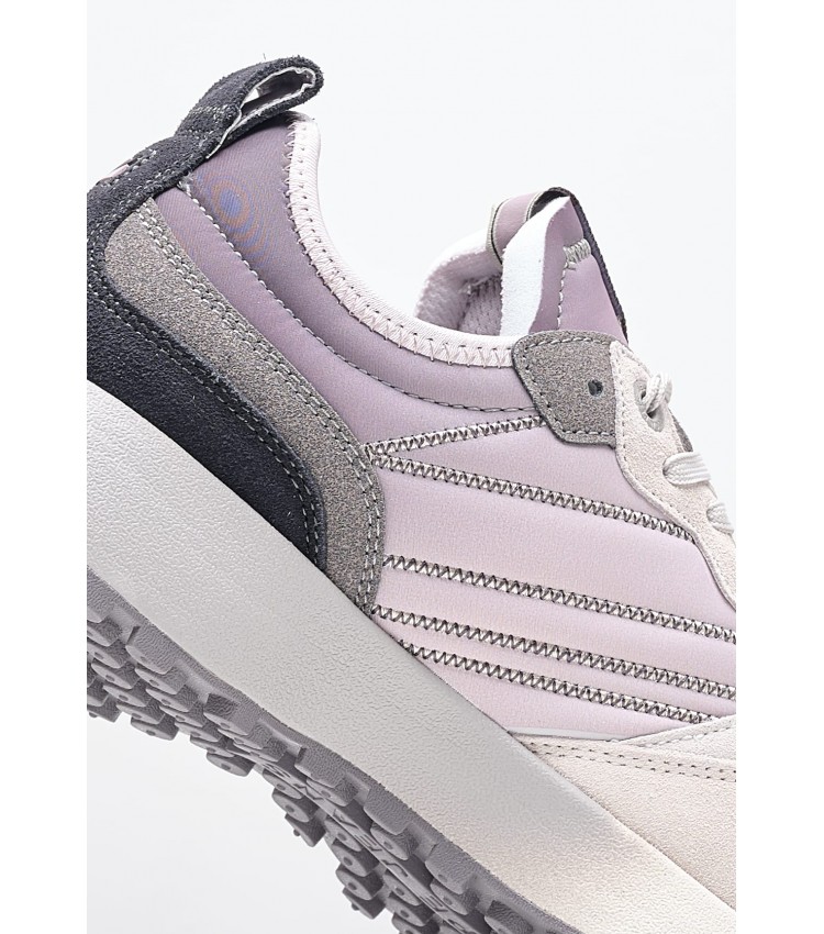 Women Casual Shoes Lucky.Flag Purple Buckskin Pepe Jeans