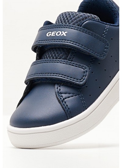 Παιδικά Παπούτσια Casual B.Eclyper Μπλε ECOleather Geox