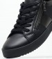 Women Casual Shoes Blomiee.E Black Leather Geox