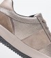 Women Casual Shoes Blomiee.E Taupe Leather Geox