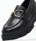 Women Moccasins D.Vilde.H Black Leather Geox