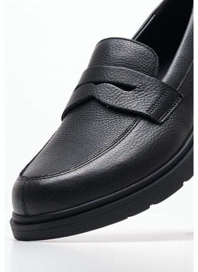 Men Moccasins Spherica.Ec1 Black Leather Geox