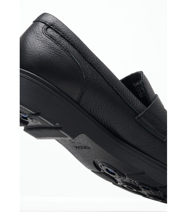 Men Moccasins Spherica.Ec1 Black Leather Geox