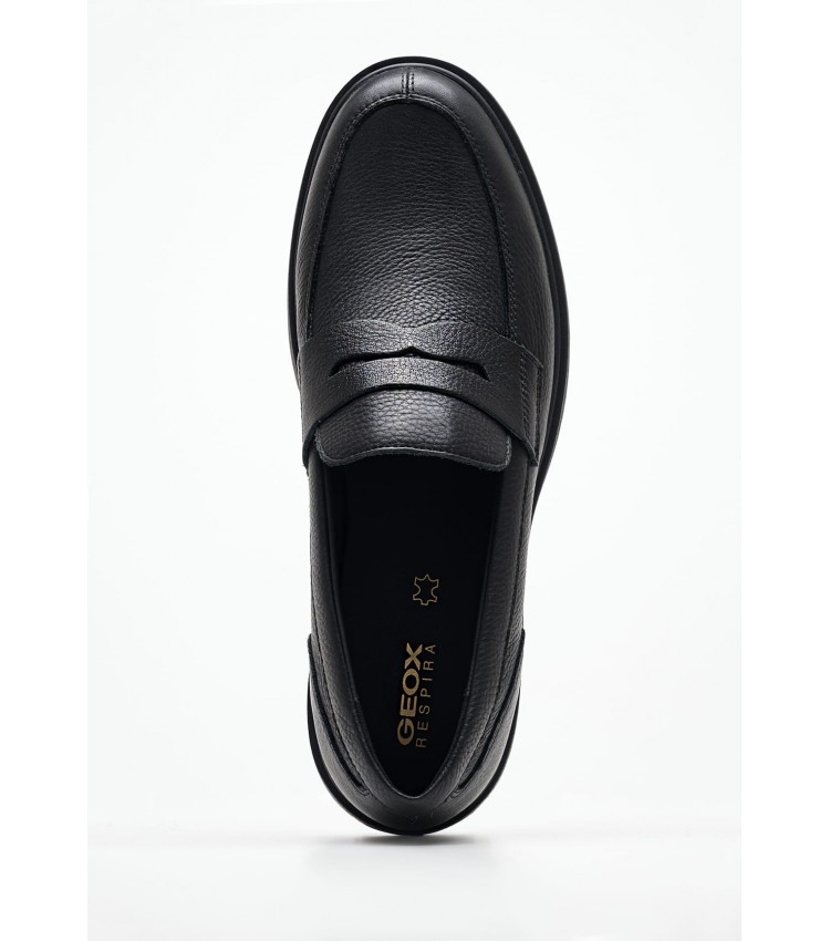 Men Moccasins Spherica.Ec1 Black Leather Geox