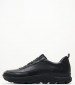 Men Casual Shoes Spherica.Tumbled Black Leather Geox