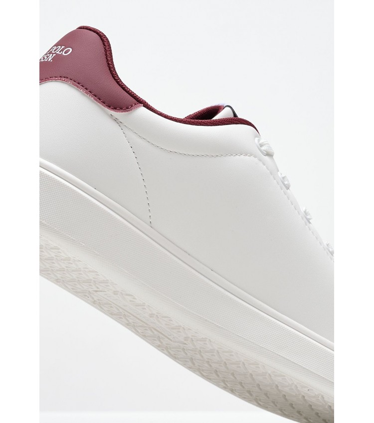 Men Casual Shoes Byron001A White ECOleather U.S. Polo Assn.