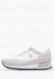 Women Casual Shoes Sacha005A White Buckskin-Fabric U.S. Polo Assn.